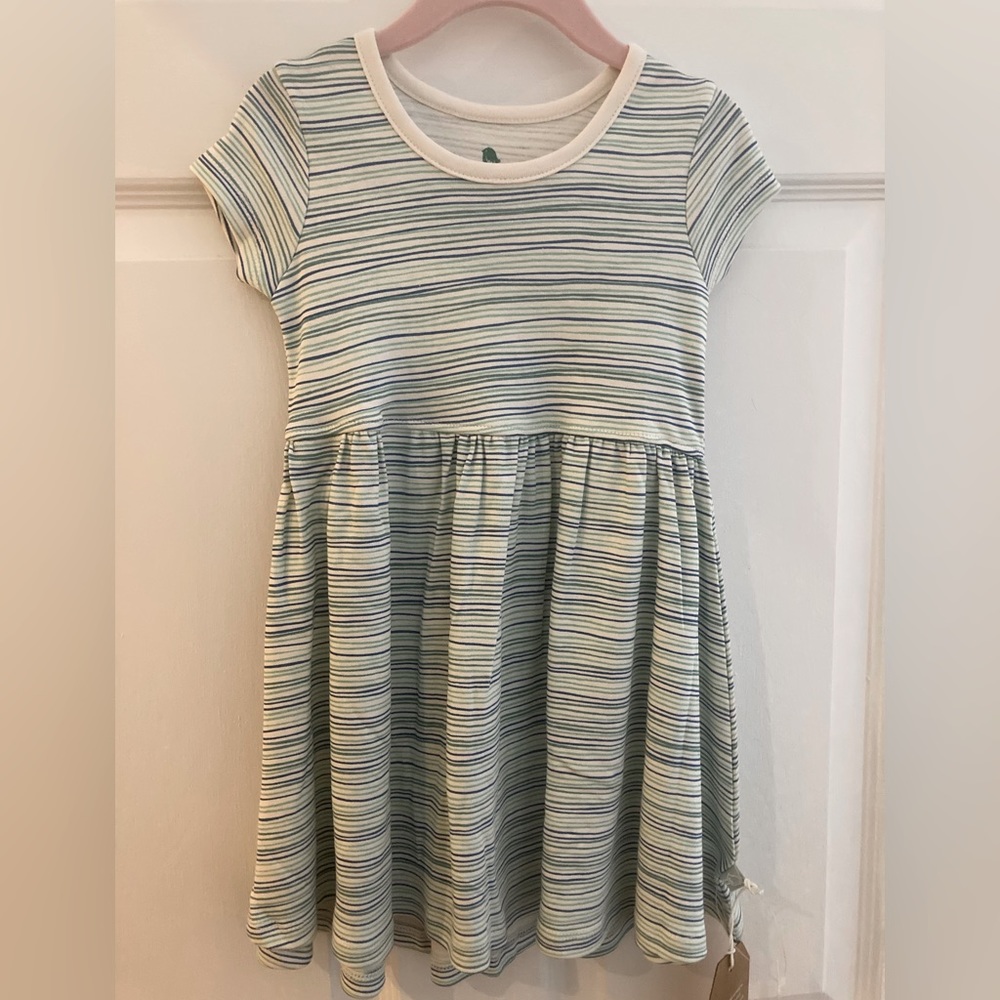 Finn + Emma 2T Twirl Dress with pin stripes